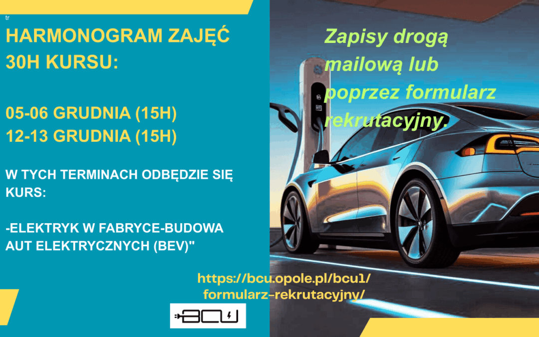 Zapisy na kursy z elektromobilności 2025