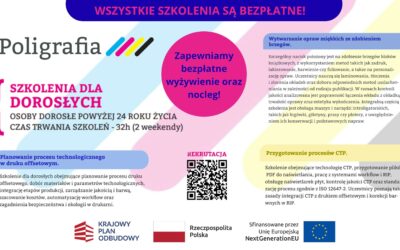 Bezpłatne szkolenia dla dorosłych w branży poligraficznej
