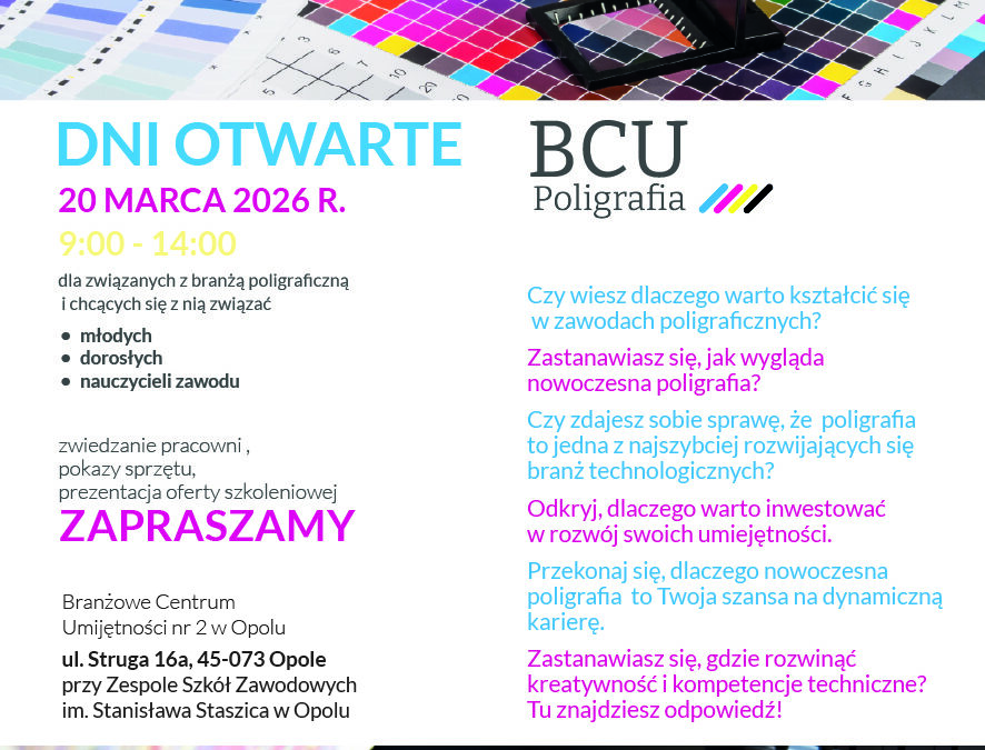 DZIEŃ OTWARTY BCU POLIGRAFIA